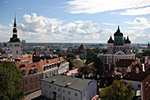 Kilts a Szent Mria templombl. Ez az egyik legrgebbi Tallinnban, 1240-ben kezdtk el pteni, de csak 100 vvel ksbb fejeztk be, mai llapota a 17. szzadbl szrmazik