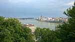 A Duna, szemközt a Parlament és a Margit-Sziget